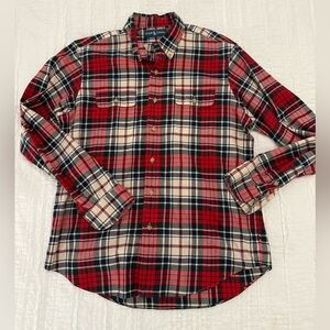 Ralph Lauren Red, Green and Blue Plaid Shirt
